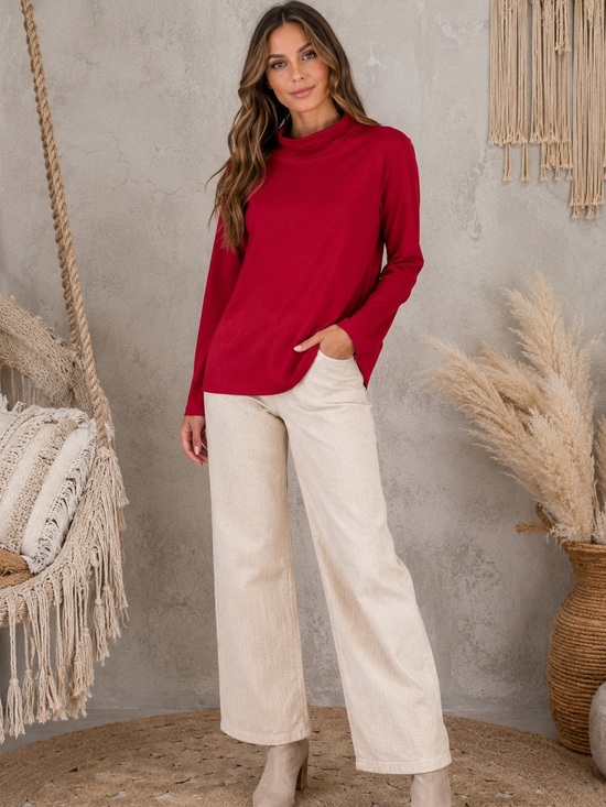 Chico's Tops - Chico’s Red Turtleneck Top